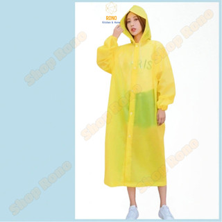 Áo Mưa Trong Suốt 1 Người Chất Liệu Cao Cấp, Có Mũ Che, Loại Áo Mưa Nút Bấm, Tiện Lợi Khi Đi Du Lịch