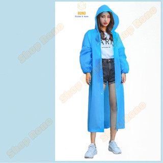 Áo Mưa Trong Suốt 1 Người Chất Liệu Cao Cấp, Có Mũ Che, Loại Áo Mưa Nút Bấm, Tiện Lợi Khi Đi Du Lịch