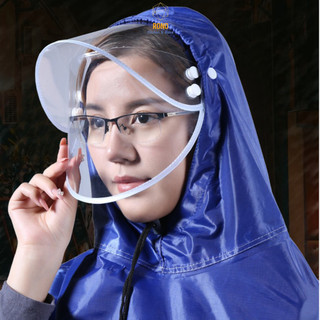 Áo Mưa Cỡ Lớn, Gồm Kính Che Mưa Dành Cho Người Đi Xe Máy 1-2 Người Chắc Chắn, Hàng Cao Cấp