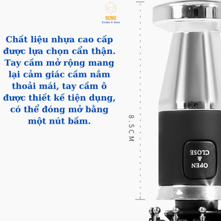 Ô Dù Che Mưa, Ô Gấp Gọn Tự Động, Vải Dù 2 Lớp Màu Chống Tia UV, Khung 10 Nan, Độ Mở Rộng 103cm