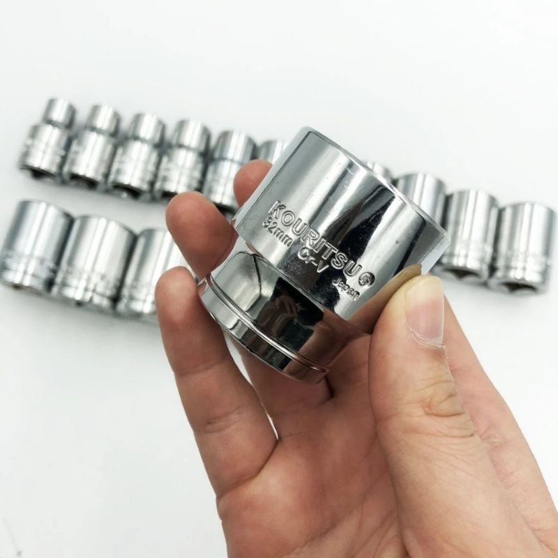 Khẩu ngắn 1/2  hàng Nhật, 10mm tới 32mm