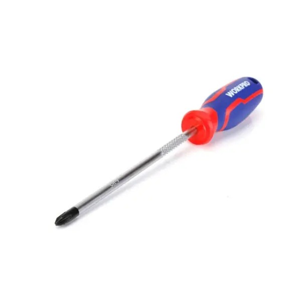 Tua vít bake PH2x200mm WORKPRO WP221031 thép CR-V cao cấp, tay cầm bọc cao su chống trơn trượt - Hàng chuẩn chính hãng