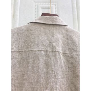 [JUNE LINEN] A19N. Áo sơ mi NAM Linen tưng premium, tay ngắn. Form cao dưới 1m7.