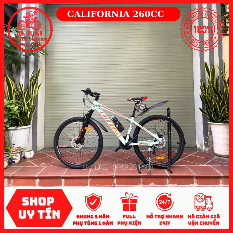 Xe Đạp Thể Thao California 260cc 2024 Khung Nhôm, Groupset Shimano