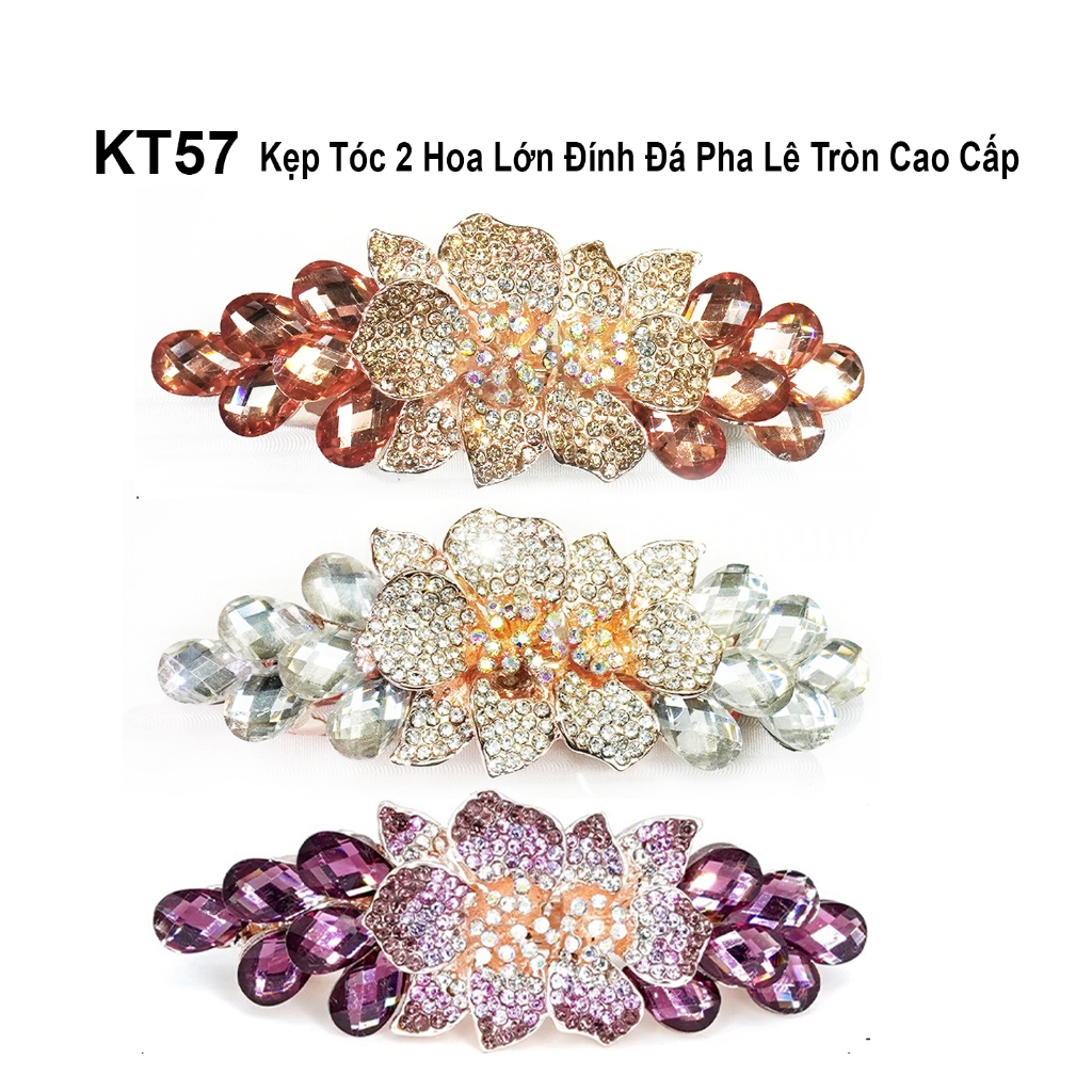 Kẹp Tóc Đính Đá GOTI KT201 | Quà Tặng Mẹ, Bà Sang Trọng
