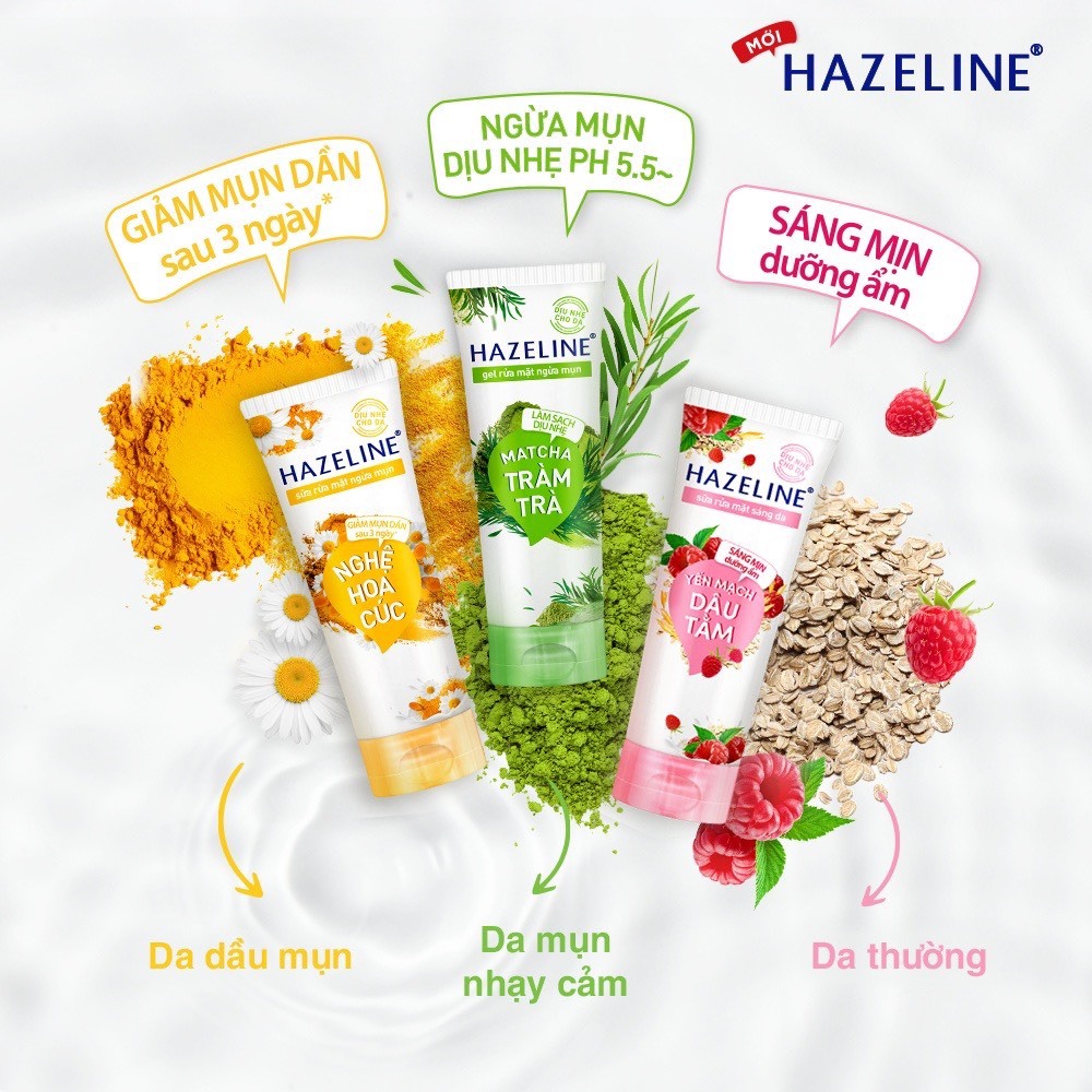 GEL Sữa Rửa Mặt Hazeline 100gr