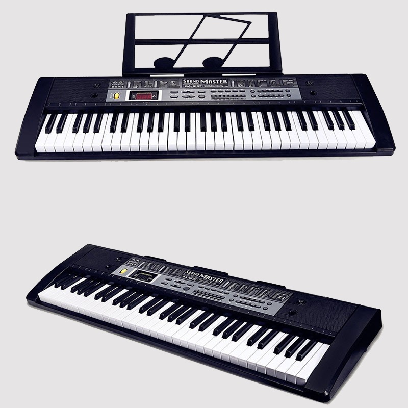 Đàn Organ Keyboard Piano 61 Keys Model 6136 Có Mic Cho Trẻ Em Và Người ...