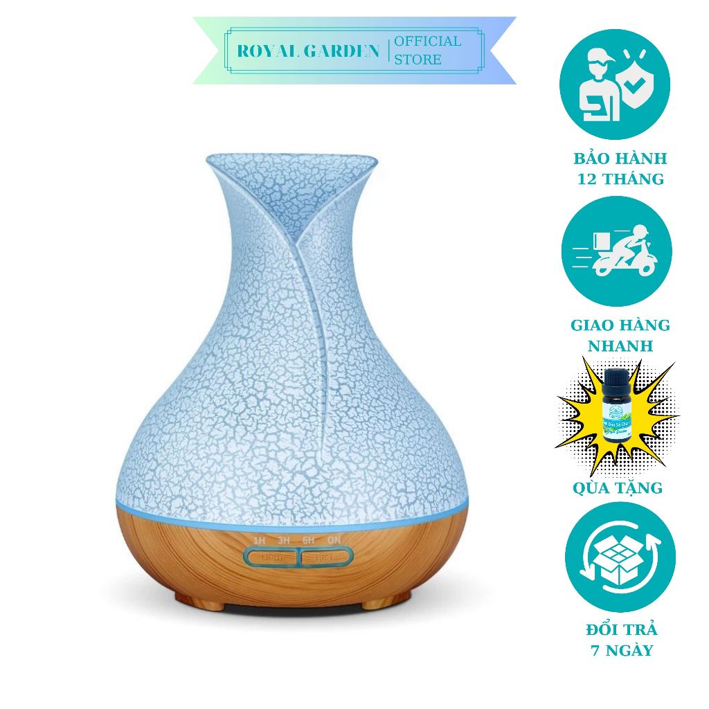 Máy Xông Tinh Dầu Tuy Lip ROYAL Dung Tích 550ml ,Tạo Hơi Sương Tăng Độ Ẩm, bảo hành 12 tháng
