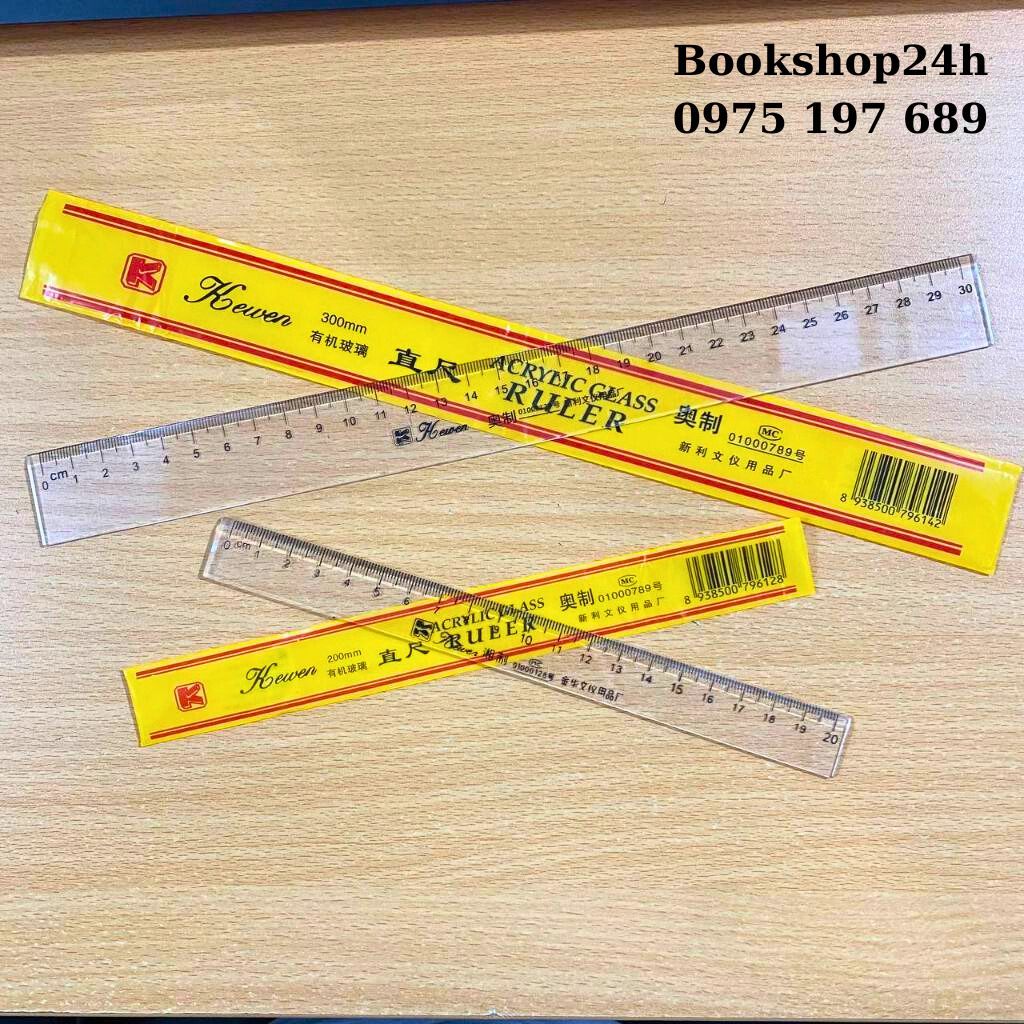 Thước kẻ Kewen 20cm/30cm loại chuẩn đẹp | Shopee Việt Nam