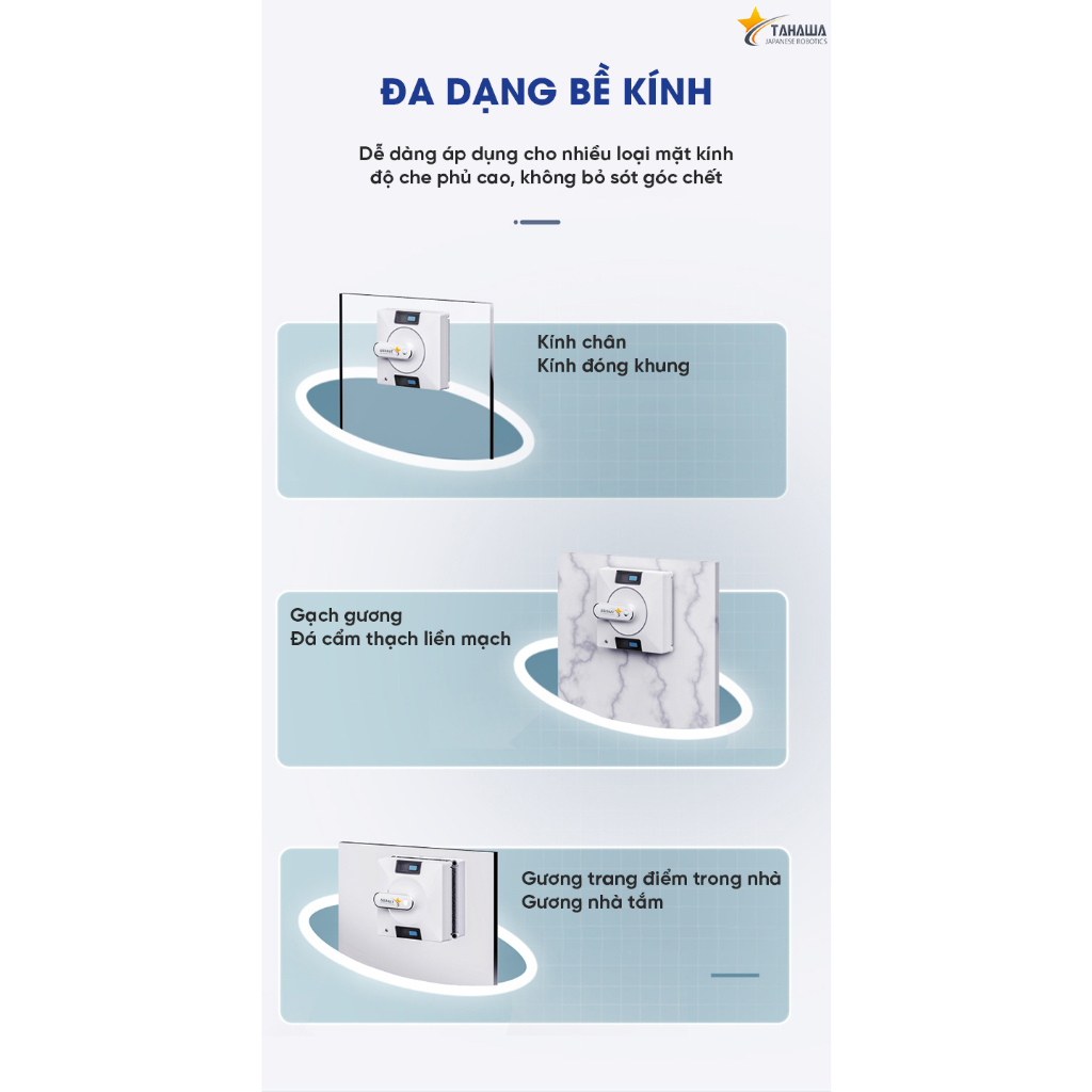 Robot lau kính cao cấp TAHAWA Nhật Bản TH-YW530 -Bảo vệ chống rơi- Phiên bản nâng cấp 2026 - BH chính hãng 2 năm