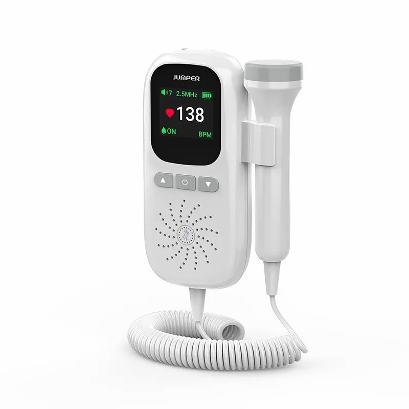 Máy đo tim thai cầm tay pin sạc Jumper JPD-100F chính hãng, máy đo tim thai dành cho mẹ bầu