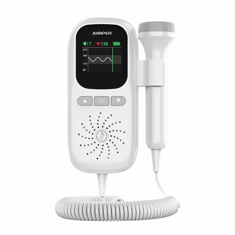 Máy đo tim thai cầm tay pin sạc Jumper JPD-100F chính hãng, máy đo tim thai dành cho mẹ bầu