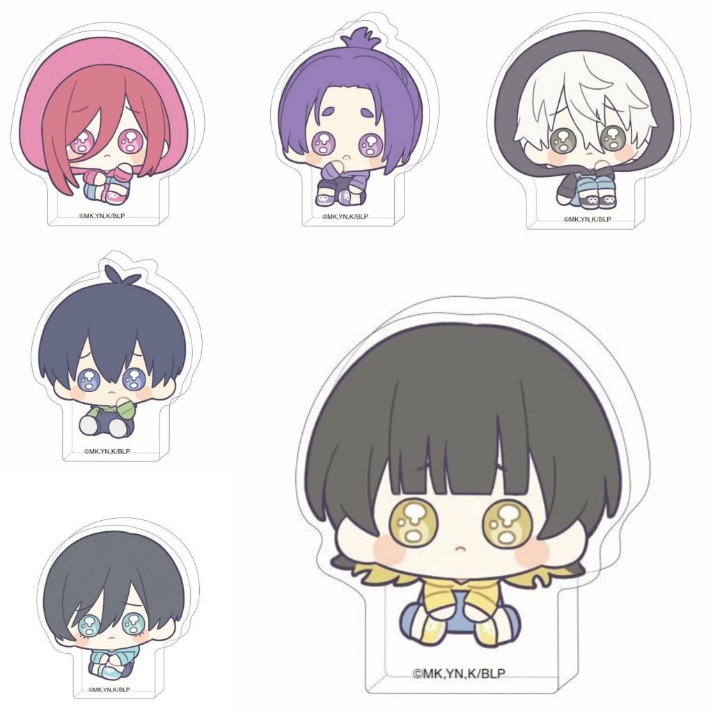 (mua 1 tặng 1) Standee 3CM mini BLUE LOCK ver MẮT RƯNG RƯNG tượng ...