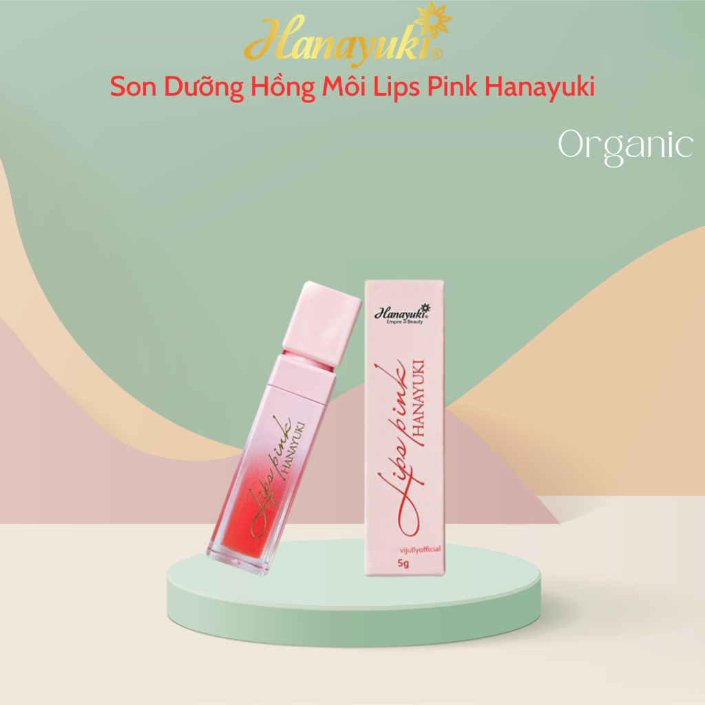 Son Dưỡng Hồng Môi Mờ Thâmi Hanayuki 5g ( HÀNG CHÍNH HÃNG ) | Shopee ...