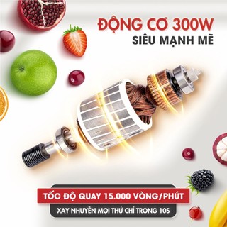 Máy Xay Sinh Tố Đa Năng Masuto Blender Chuyên Say Các Món Healthy Eat Clean Mua 1 Tặng 1