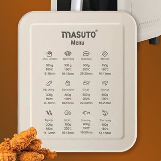 Nồi Chiên Không Dầu Masuto MSChef 6L 1500W Đa Năng Dễ Vệ Sinh An Toàn