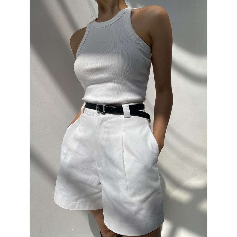 Ảnh Quần short lưng cao phong cách parisian đơn giản thanh lịch idée 2