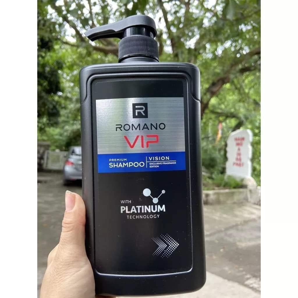 Dầu gội đầu cao cấp hương nước hoa ROMANO VIP chai 650ML | Shopee Việt Nam
