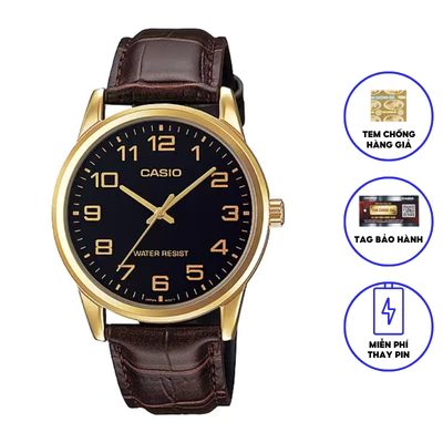 Đồng hồ nam dây da Casio MTP-V001GL-1BUDF chính hãng