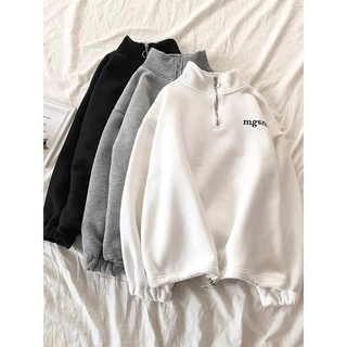 Áo nỉ polo KHOÁ CỔ CHỮ THÊU Haiphuc