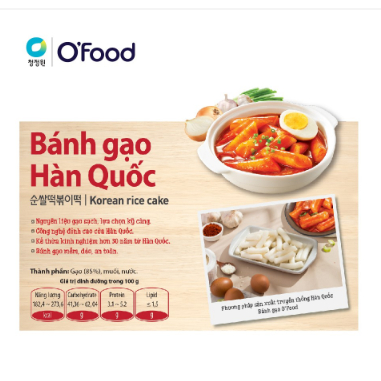 Bánh gạo Hàn Quốc O'Food 1kg
