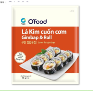 Lá kim cuốn cơm/ rong biển cuốn cơm Gimbap Sushi Hàn quốc Miwon (5 lá)