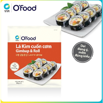 Lá kim cuốn cơm/ rong biển cuốn cơm Gimbap Sushi Hàn quốc Miwon (5 lá)