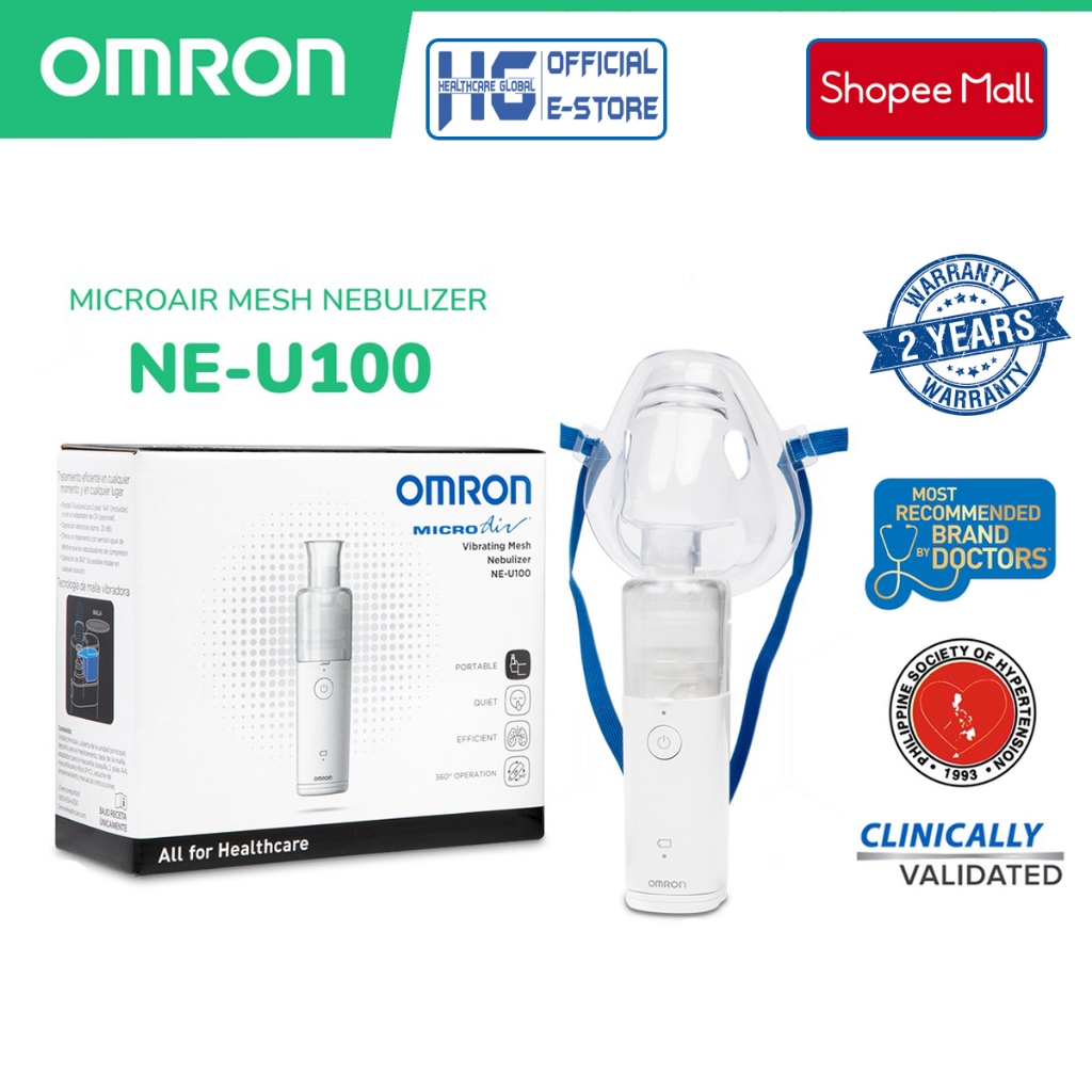 Máy Xông Khí Dung , Mũi Họng Lưới Rung Siêu Âm Omron NE-U100 | Công ...