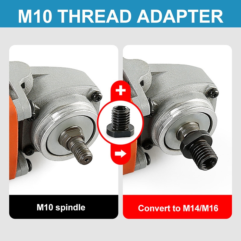 Bộ 2 đầu chuyển máy cắt trục M10 sang M14 và M16