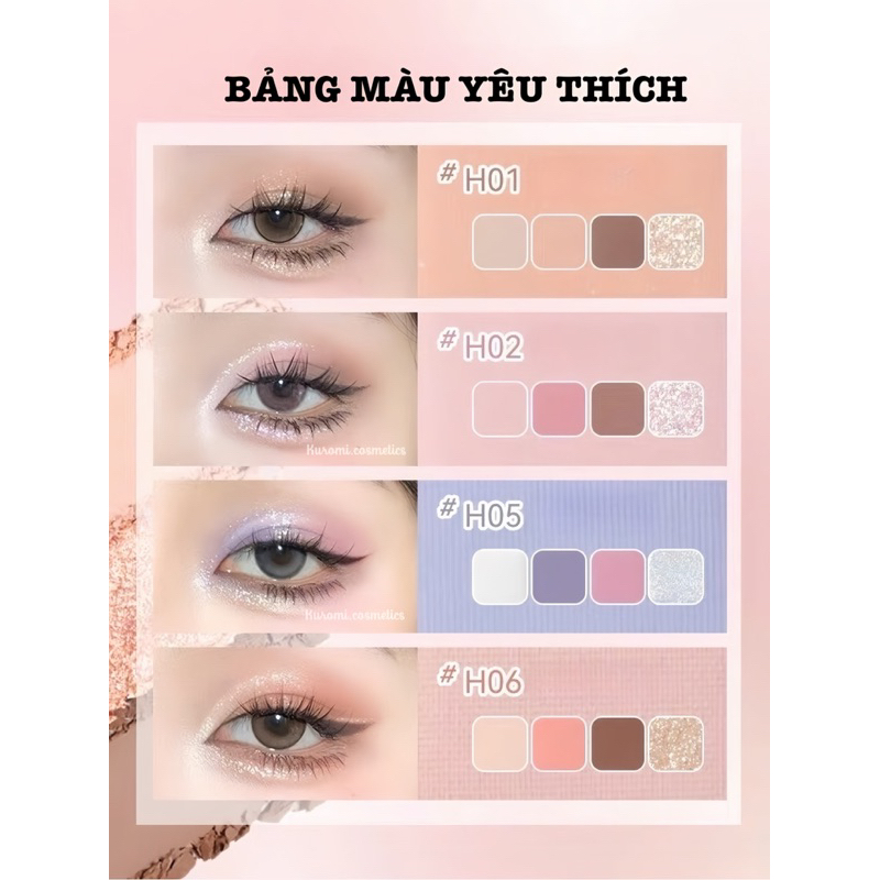 [HỎA TỐC] Bảng phấn mắt Hold live16 ô Sunset Magic HOLD LIVE  Tone Hồng Lạnh Nhũ Mắt Mịn Lì kuromi cosmetic HL716 HL630 | BigBuy360 - bigbuy360.vn