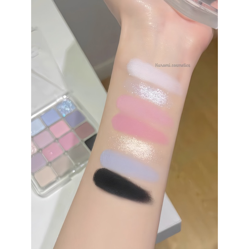 [HỎA TỐC] Bảng phấn mắt Hold live16 ô Sunset Magic HOLD LIVE  Tone Hồng Lạnh Nhũ Mắt Mịn Lì kuromi cosmetic HL716 HL630 | BigBuy360 - bigbuy360.vn