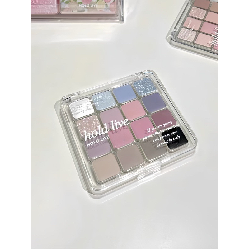 [HỎA TỐC] Bảng phấn mắt Hold live16 ô Sunset Magic HOLD LIVE  Tone Hồng Lạnh Nhũ Mắt Mịn Lì kuromi cosmetic HL716 HL630 | BigBuy360 - bigbuy360.vn