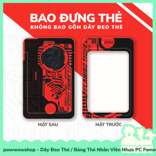 [Sẵn VN - Hỏa Tốc] Dây Đeo Thẻ / Bao Thẻ Nhân Viên Nhựa ABS Phong Cách Nhân Vật Siêu Nhân Dế Kamen Rider 2