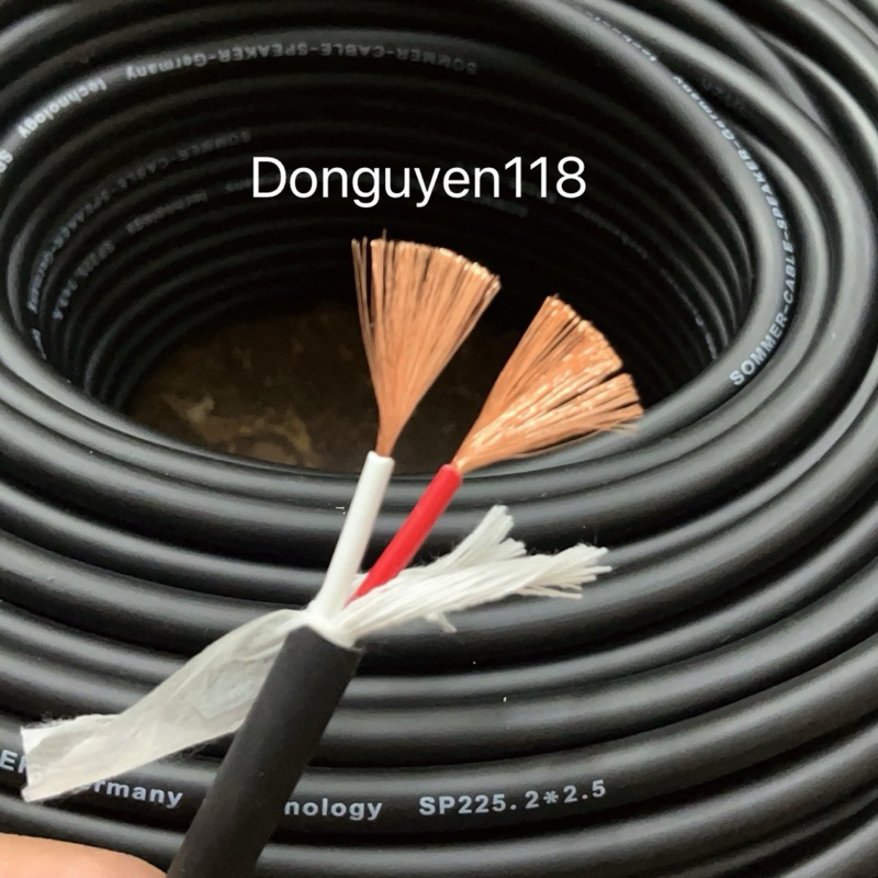 Dây loa lõi đồng  2×1, 2×1.5 , 2×2.5