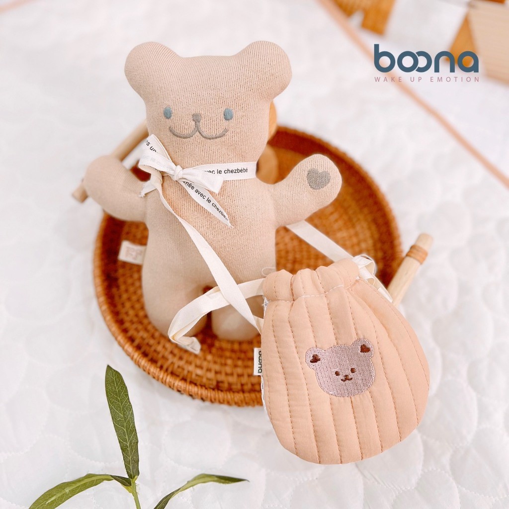Túi Đựng Tỏi, Lì Xì Cho Bé, Túi Đeo Chéo Cho Bé Có Quai Đeo, Thêu Hình Họa Tiết Boona Xinh Xắn Cho Bé