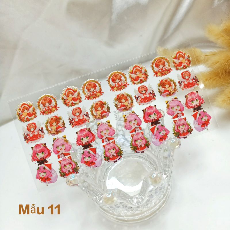 Sticker Dán Nail Noel 32hình Mẫu Noel (Gỡ dán trên mọi nền màu ...