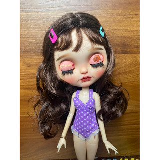 Bikini chấm bi tím size blythe, xinyi, barbie