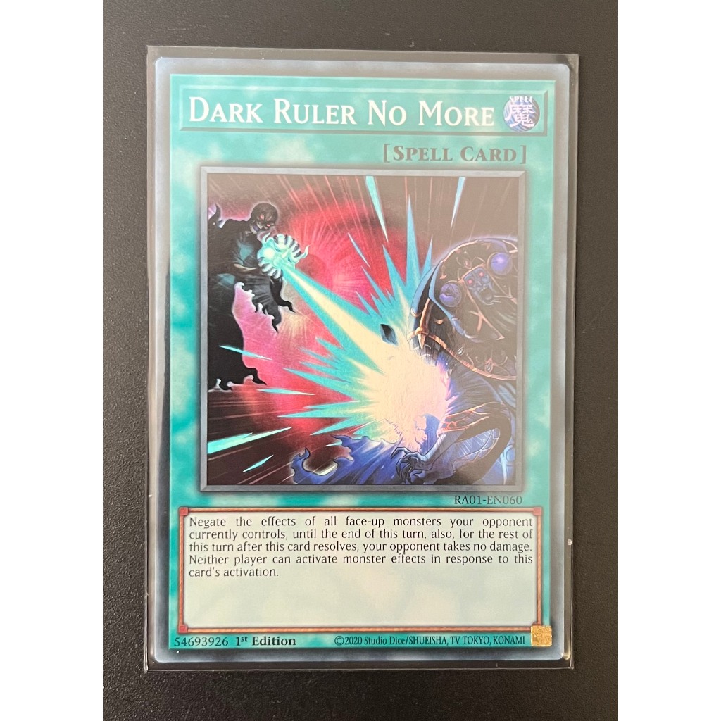 [Thẻ bài Yugioh] - [TCG-UK] - [RA01-EN060] Dark Ruler No More | Shopee ...