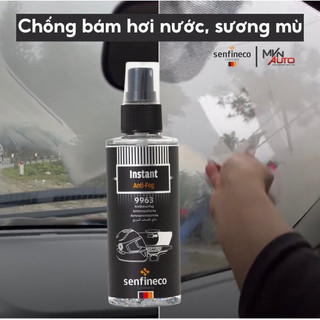 COMBO 8 TẶNG TẤM CHE NẮNG - Bình xịt nano chống bám nước và đọng sương kính ô tô Senfineco 9945 + 9963 - Mvn Auto