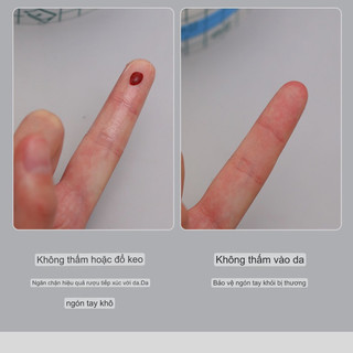 Màn PU bọc tay làm nail -  ( set 50 cái )bảo về tay khi tiếp xúc hoá chất , chống thấm mỏng nhẹ siêu tự nhiên