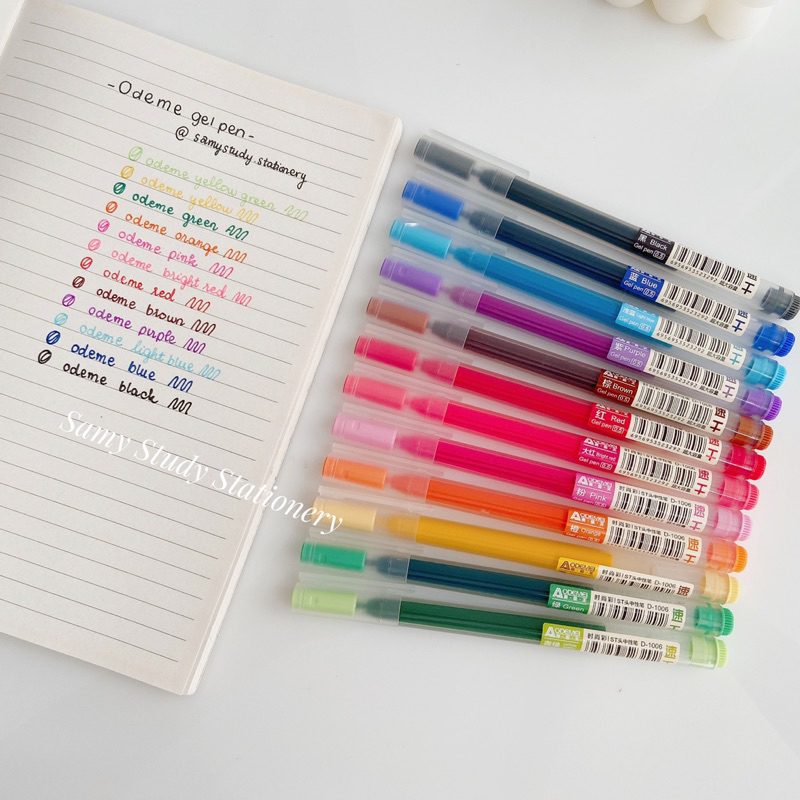 Bút Gel ODEME JUICE COLOR Mira Nhiều Màu Sắc Dùng Để Take Notes Bullet ...