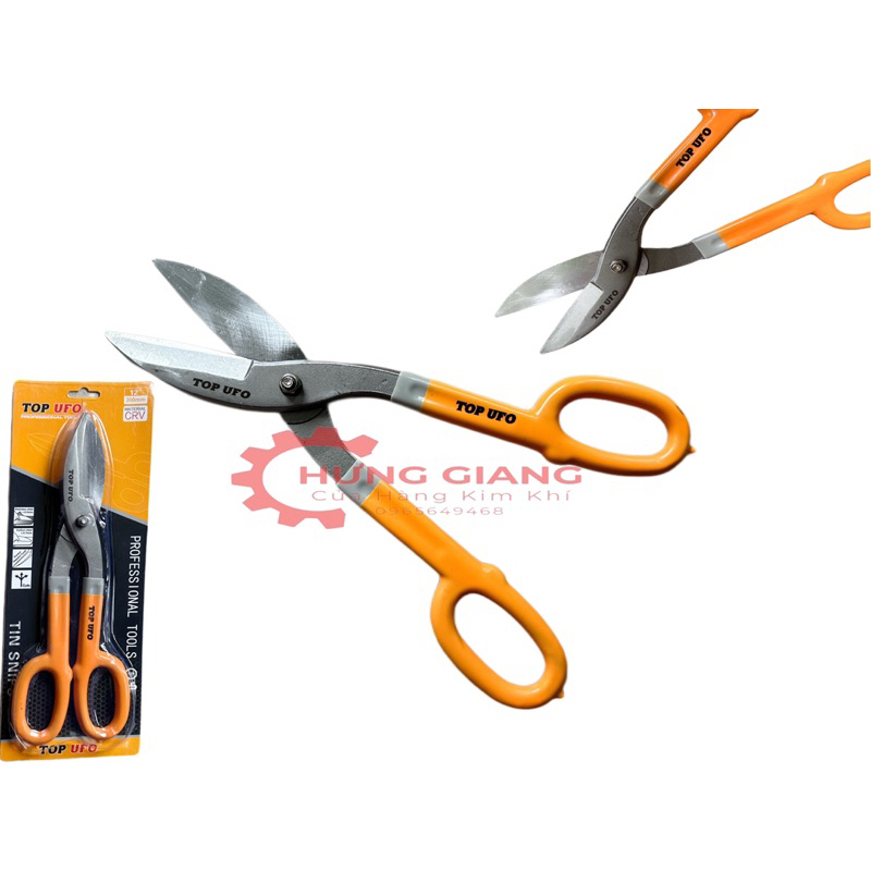 Kéo Cắt Tôn TOP 12"inch Cao Cấp Chất Liệu Thép Chống Ri, Kéo Cắt Tôn Chuyên Dụng