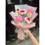 BÓ HOA LEN HỒNG MIX NHIỀU HOA