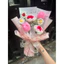BÓ HOA LEN HỒNG MIX NHIỀU HOA