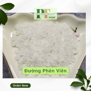 Đường Phèn viên kim cương. Đường phèn thiên nhiên dùng chưng yến, nấu chè