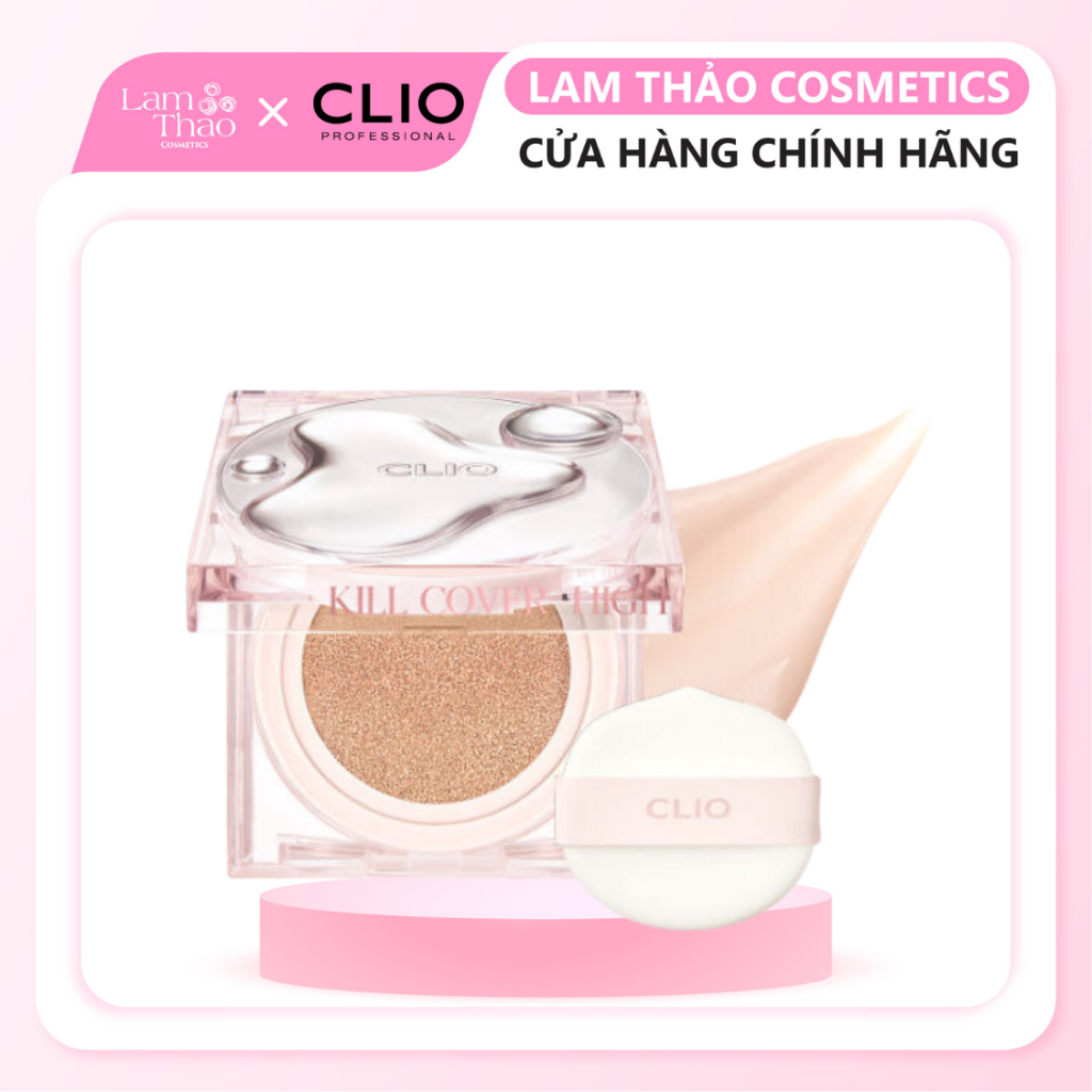 Phấn Nước Clio Kill Cover High Glow Cushion SPF50+ PA++++ ( Phiên Bản ...