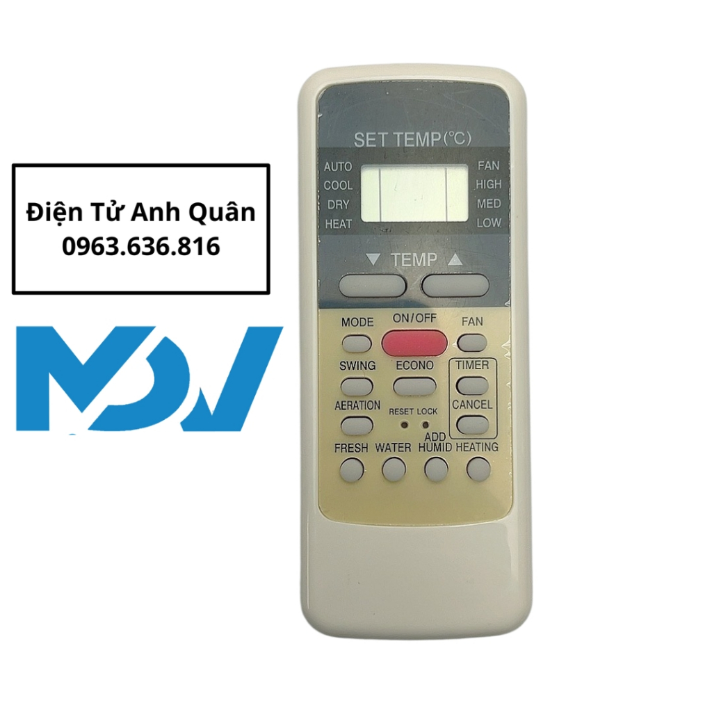 Remote máy lạnh MDV - Điều khiển điều hòa MDV hàng tốt | Shopee Việt Nam