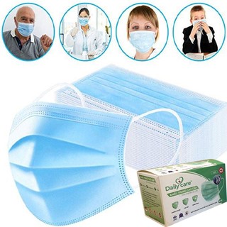 Thùng 300 Chiếc Khẩu trang  6 hộp 50 cái y tế 4 lớp kháng khuẩn an toàn sử dụng  Dễ thở, cản lực khí thấp
