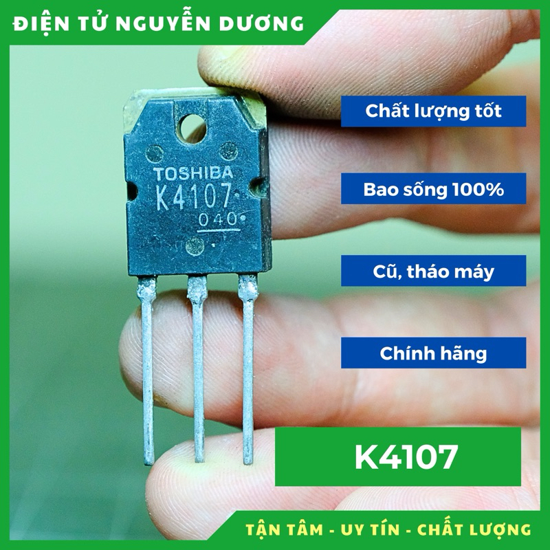 [ Giá thợ ] Mosfet K4107 15A 500V Hàng chính hãng, tháo máy, đã được ...