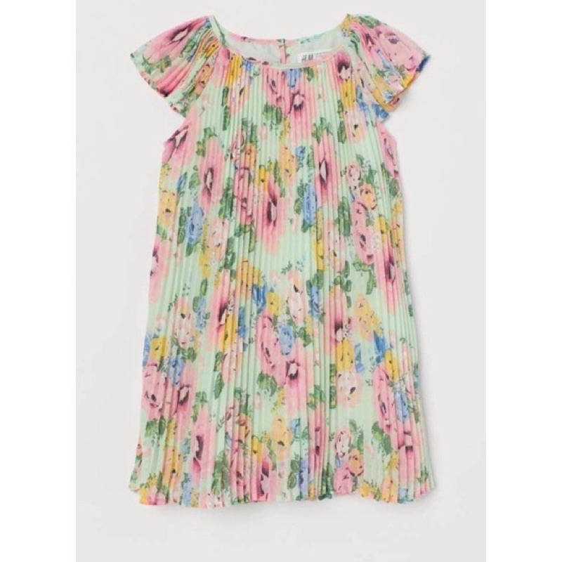 [Auth sẵn] Váy hoa mùa hè cho bé gái H&M siêu mát